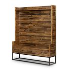 Reclaimed Wood Entryway Console &amp; Bench