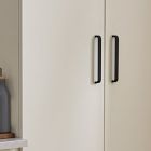 Reeded Drawer Hardware - Matte Black