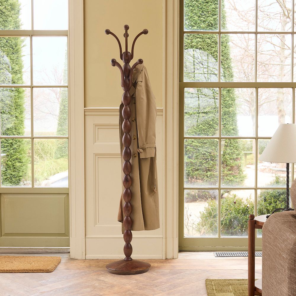 Pierce & Ward Wood Coat Rack | West Elm