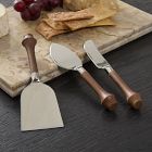 Tira Wood &amp; Metal Cheese Knives (Set of 3)