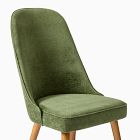 Mid-Century High Back Dining Chair - Wood Legs