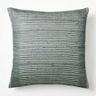 Woven Silk Pillow Cover &amp; Throw Set