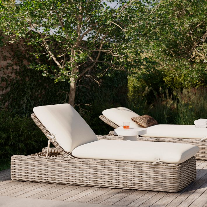 Westport Outdoor Chaise Lounge West Elm