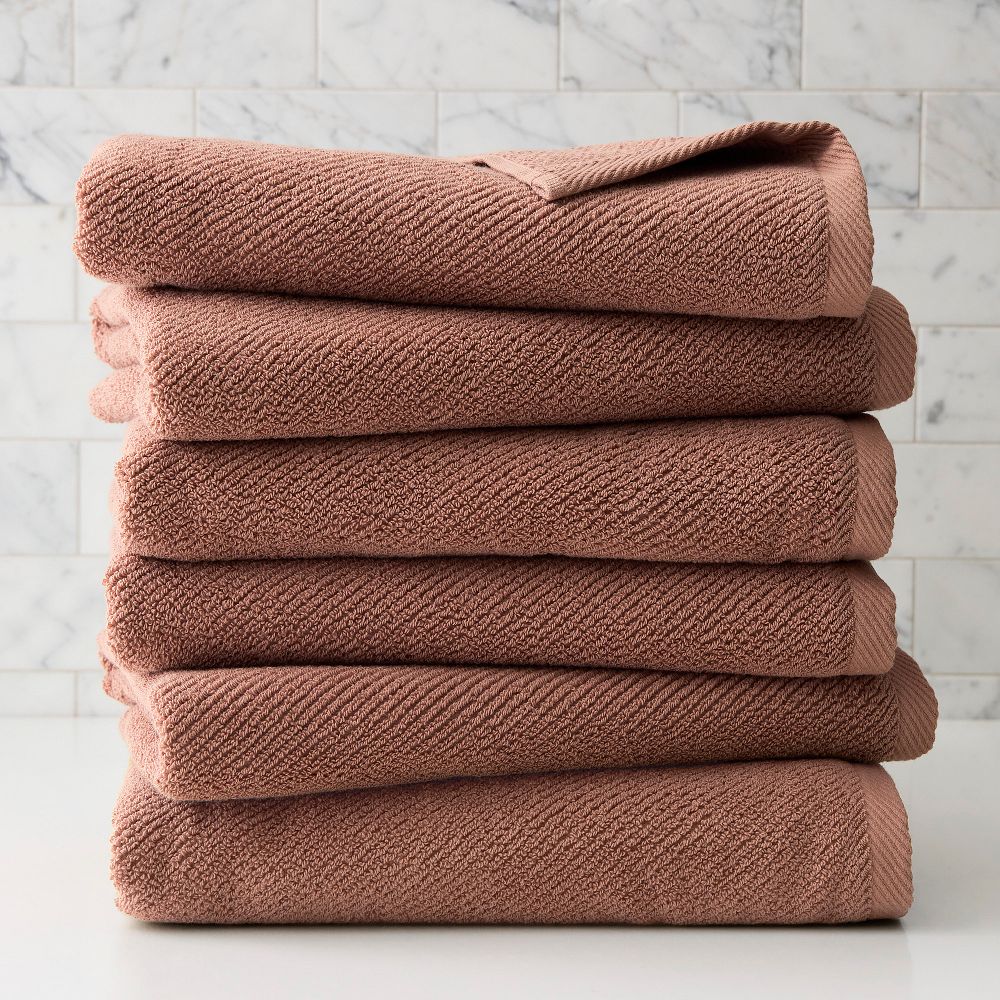 Diagonal Ribbed Towel Sets