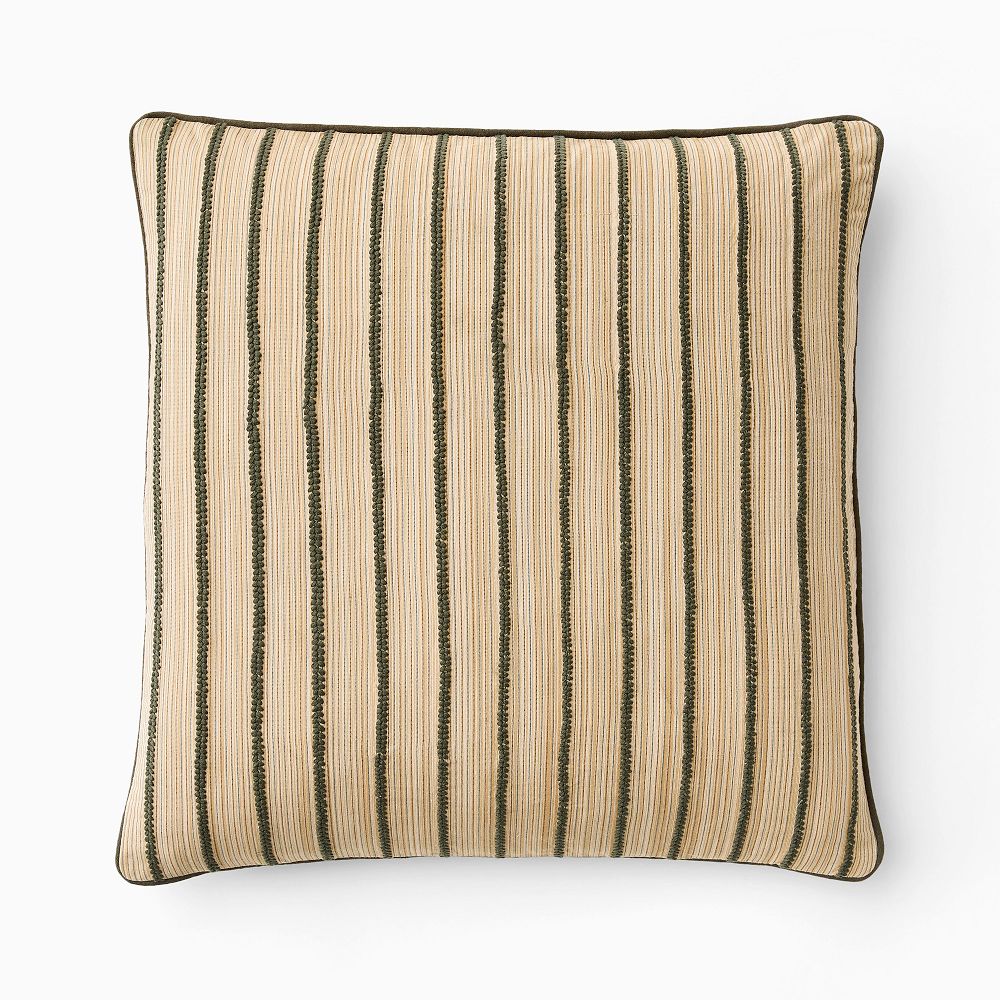 Pierce & Ward Filigree Stripe Pillow Cover