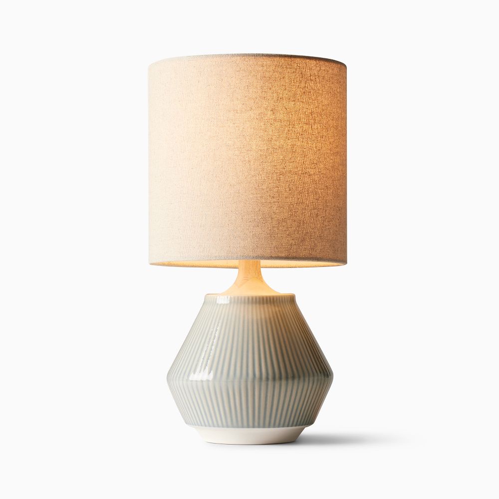 Roar & Rabbit™ Ripple Ceramic Table Lamp (17"–22")
