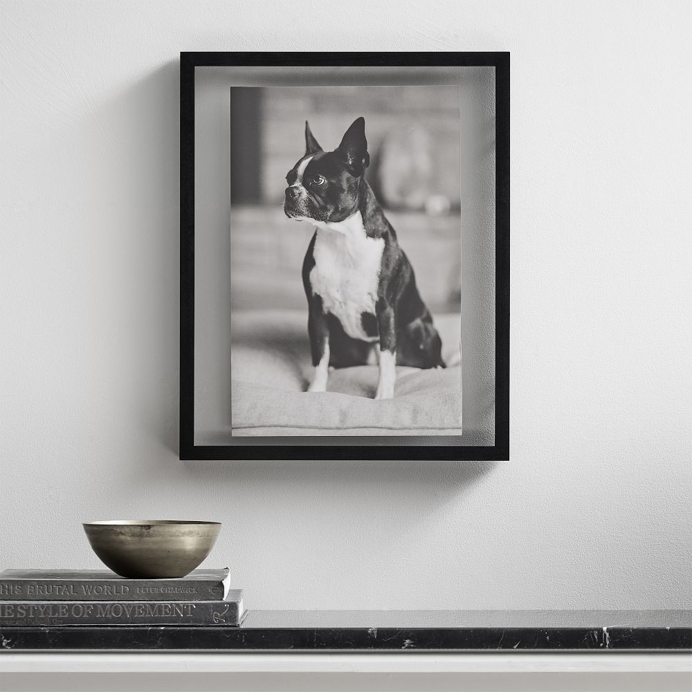 Floating Wood Gallery Frames - Black, 16"x20"