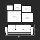 Cascading Shade Framed Wall Art