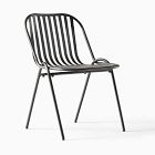 Portside Aluminum Outdoor Round Dining Table (58.5") &amp; Santa Cruz Stacking Dining Chairs Set