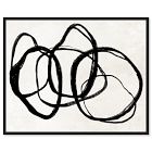 Tangled Rings Framed Canvas Wall Art