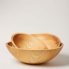 Farmhouse Pottery Crafted Wooden Bowls