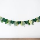 Nivas Collection Felted Leaves Garland