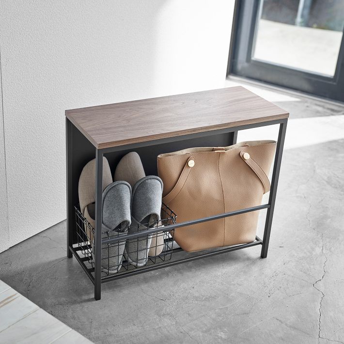 Yamazaki Entryway Storage Organizer & Bench | West Elm