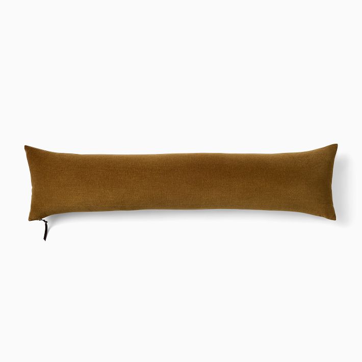 Classic Cotton Velvet Oversized Lumbar Pillow Cover + insert