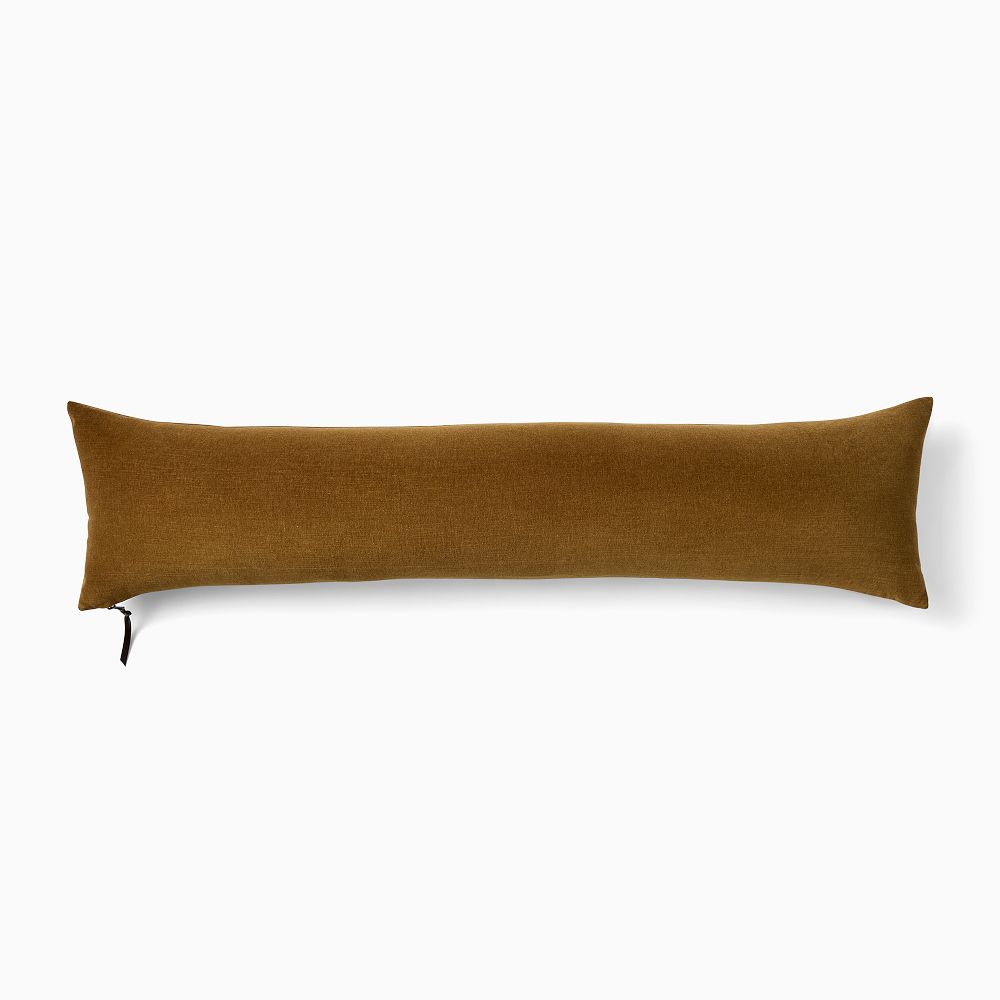 Classic Cotton Velvet Oversized Lumbar Pillow Cover