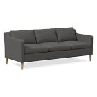 CHIP & DENT: Hamilton 81" Sofa, Performance+ Basket Slub, Pewter, Almond