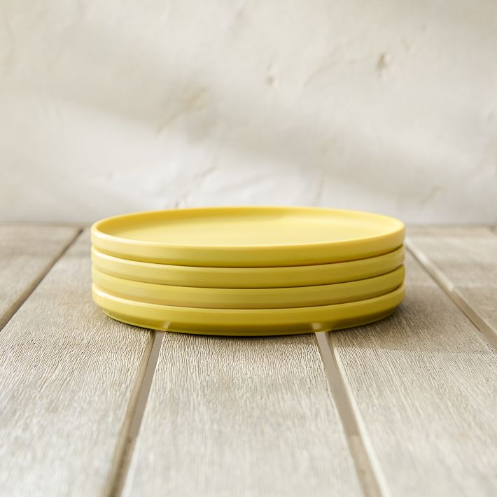 Modern Melamine Outdoor Salad Plate Sets
