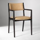 Damon Cafe Leather Dining Arm Chair
