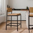 Freeman Leather Counter Stool