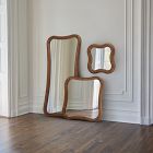 Elodie Wavy Tubular Floor Mirror