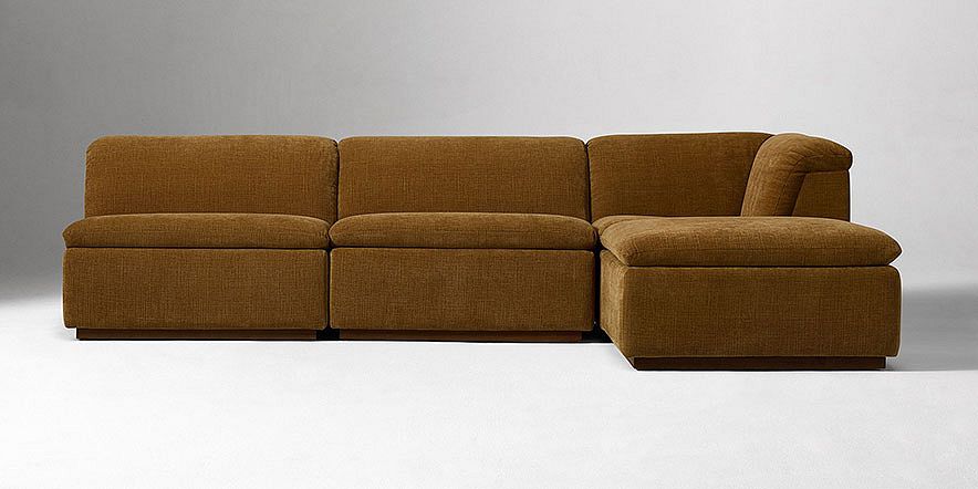 West elm ウエストエルム スエード調ソファ☆1人掛け Upholstered