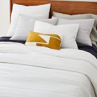 Dobby Ladder Stripe Coverlet &amp; Shams