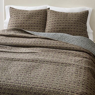 Gemma Reversible Print Mix Quilt & Shams