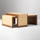 Baldwin Raffia Nesting Coffee Tables (28"&ndash;40")