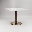 Claire Restaurant Square Dining Table - Quartz