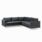 Harris Loft 3-Piece L-Shaped Sectional (105") - Metal Legs