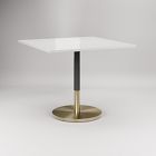 Orbit Restaurant Square Dining Table - Quartz