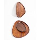 Itza Wood Wooden Leaf Tray