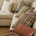 Corded Floral Pillow Cover