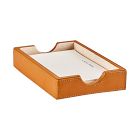 Leather Letterpress Memo Tray
