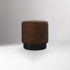 Hoffman Leather Pouf