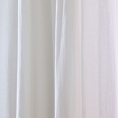 Pleated European Flax Linen Curtain