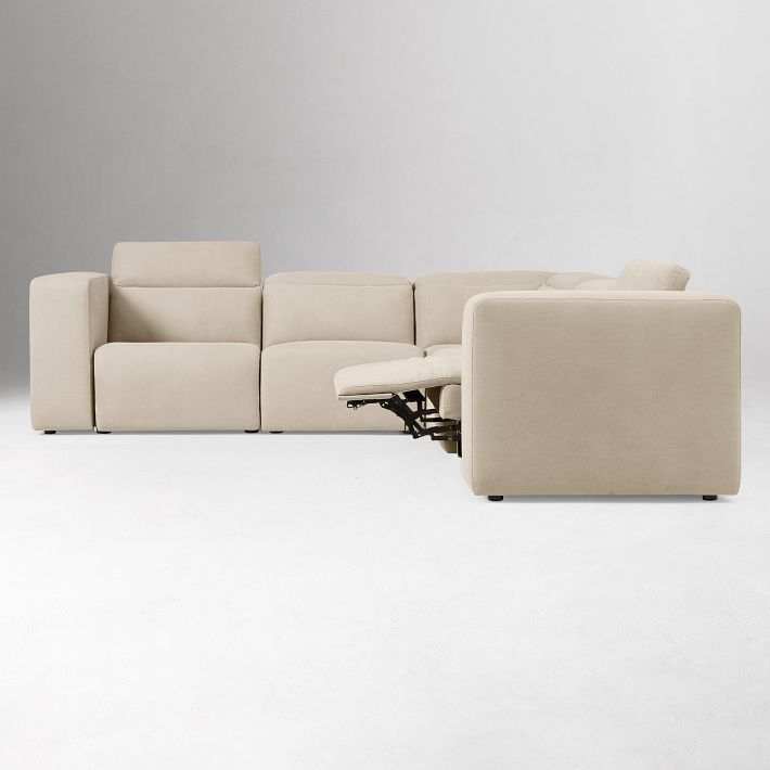 Leo Motion Reclining 5-Piece L-Shaped Sectional (119