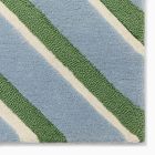 Overscale Diagonal Stripe Rug