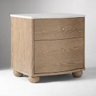 Clementine Marble Nightstand (22")