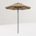 Premium Contract Grade 7.5' Round Outdoor Patio Umbrella - Rustproof Aluminum Frame