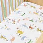 Animal Party Crib Sheet