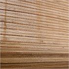 Custom Natural Mixed Weave Unlined Roman Shade