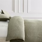 European Flax Linen Mini Waffle Duvet Cover &amp; Shams