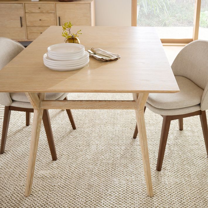 Expandable Dining Mid Century Modern Small Dining Set Mid