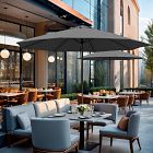 Contract Grade 11' Round Outdoor Patio Umbrella - Rustproof Aluminum Frame