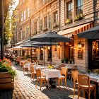 Contract Grade 7.5' Round Outdoor Patio Umbrella - Rustproof Aluminum Frame