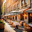 Contract Grade 7.5' Round Outdoor Patio Umbrella - Rustproof Aluminum Frame