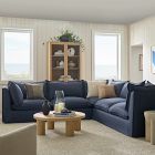 Bleecker Down-Filled Slipcover 3-Piece L-Shaped Sectional (120.5&quot;)