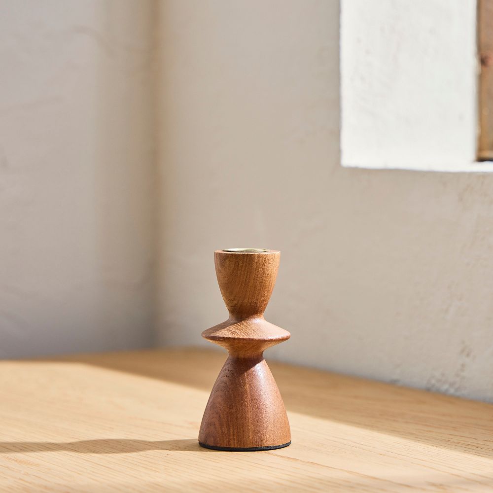 Tira Wood Taper Holder - Small