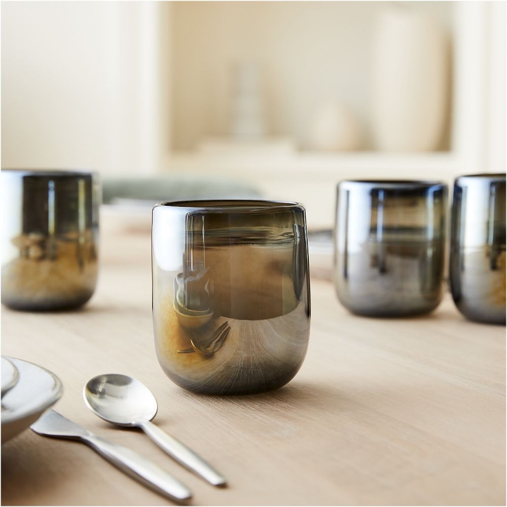 Recycled Mexican Double Old Fashioned Glass Sets